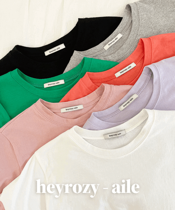 [무료배송] [#made heyrozy-aile&amp;cotton100%] haribo - 1+1  캔디크롭티tee (7color)